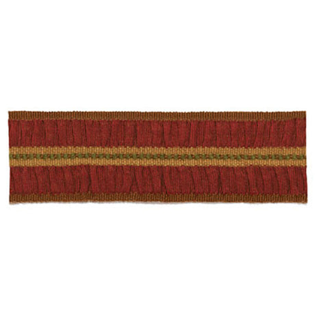 Schumacher 63190 CAMDEN BRAID in CURRANT Trim - SOMERSET TRI