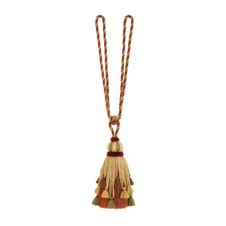 Schumacher 63300 SOMERSET TIE BACK in ROSEWOOD Trim - SOMERS