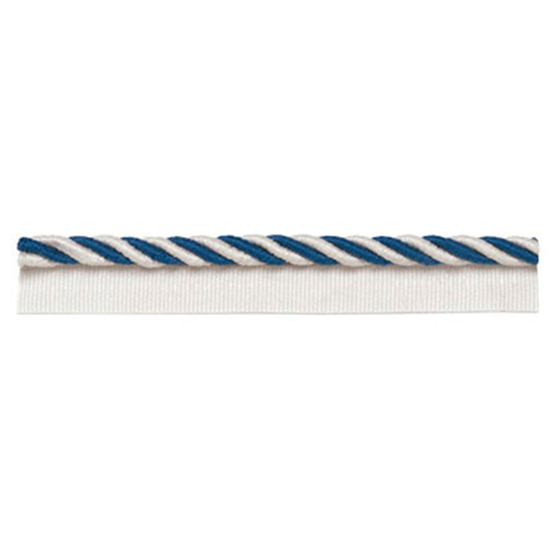 Schumacher 63350 CAPRI LIPCORD in MARINE Trim - PLEIN AIR TR
