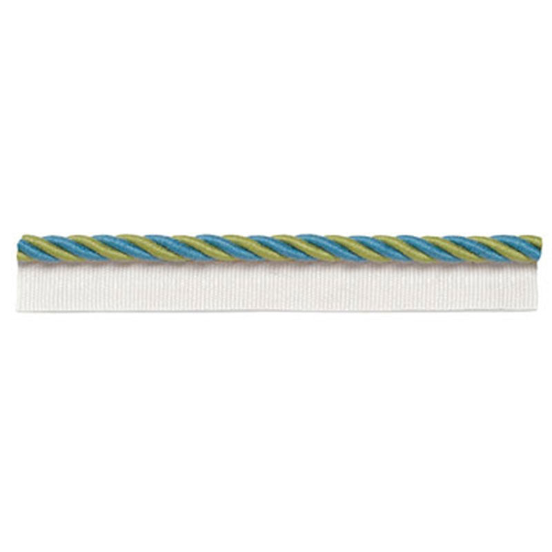 Schumacher 63351 CAPRI LIPCORD in LAGOON Trim - PLEIN AIR TR