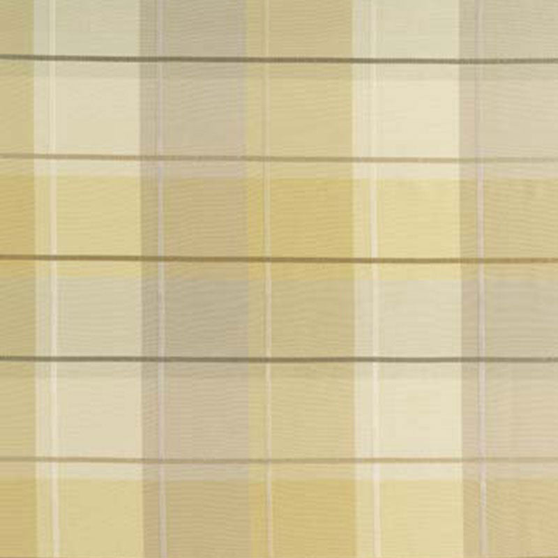 Schumacher Coin Silk Plaid Alabaster Fabric