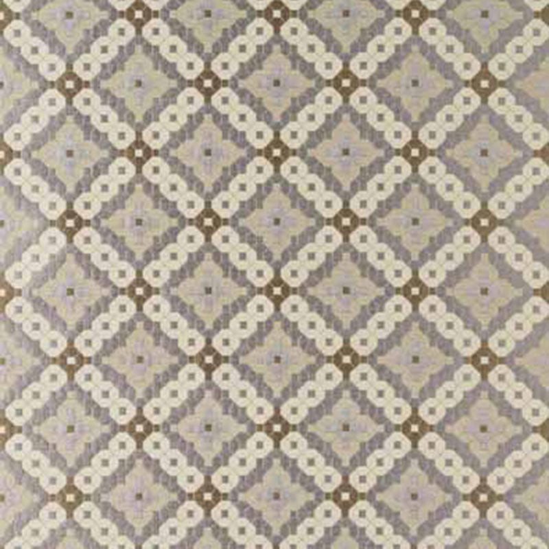 Schumacher Marrakesh Silver Fabric - Eade's Wallpaper