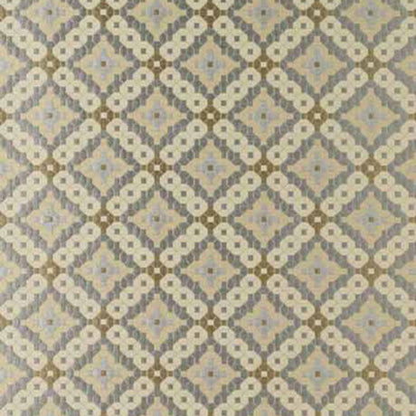 Schumacher Marrakesh Aqua Fabric - Eade's Wallpaper