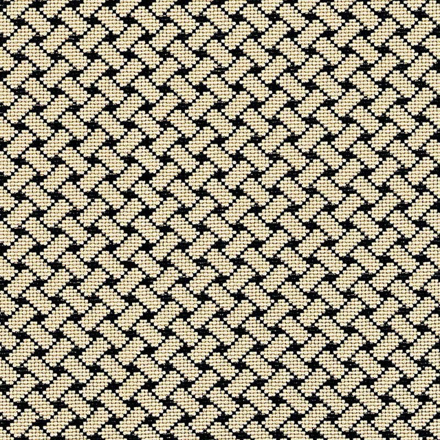 Schumacher 63397 BRISTOL WEAVE Ã‰PINGLÃ‰ in NOIR Fabric - ES