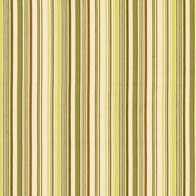 Schumacher Malibu Stripe Pear Fabric - Eade's Wallpaper