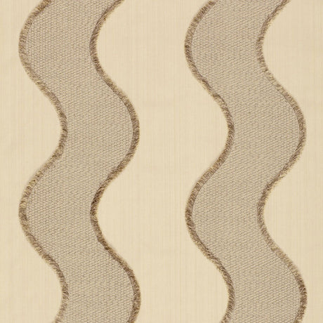 Schumacher Wavelength Sandstone Fabric - Eade's Wallpaper