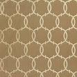 Schumacher Silk Tracery Mocha Fabric - Eade's Wallpaper
