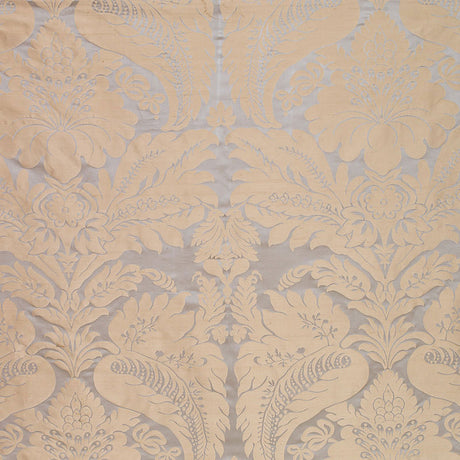 Schumacher 63731 BENNET SILK DAMASK in MINERAL Fabric - PEMB