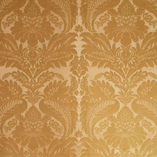 Schumacher 63732 BENNET SILK DAMASK in ROSE QUARTZ Fabric - 