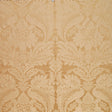 Schumacher 63733 BENNET SILK DAMASK in TRAVERTINE Fabric - P
