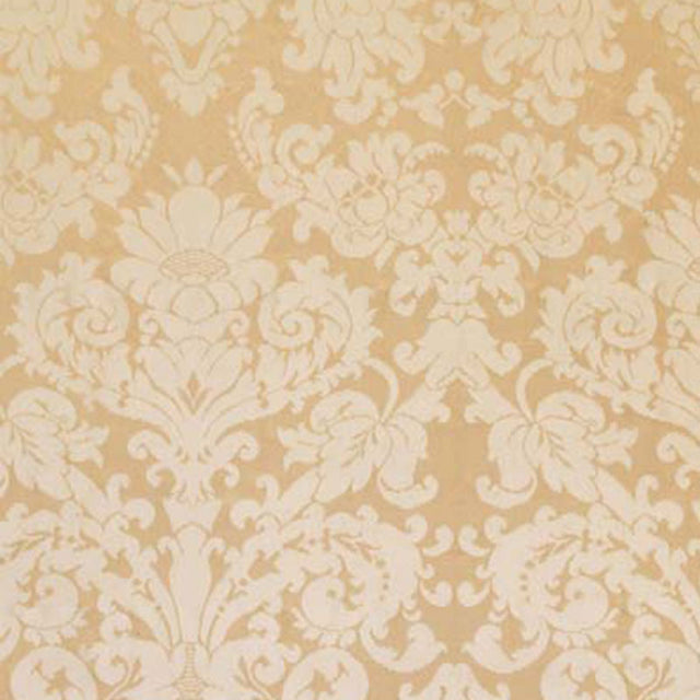 Schumacher 63740 HATFIELD SILK DAMASK in SESAME Fabric - PEM