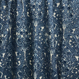 Schumacher 64310 Claremont Crewel Embroidery in DELFT Fabric