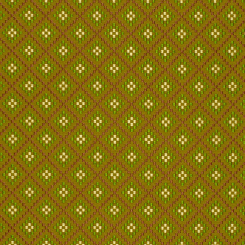 Schumacher Checkers Chartreuse / Leaf Fabric
