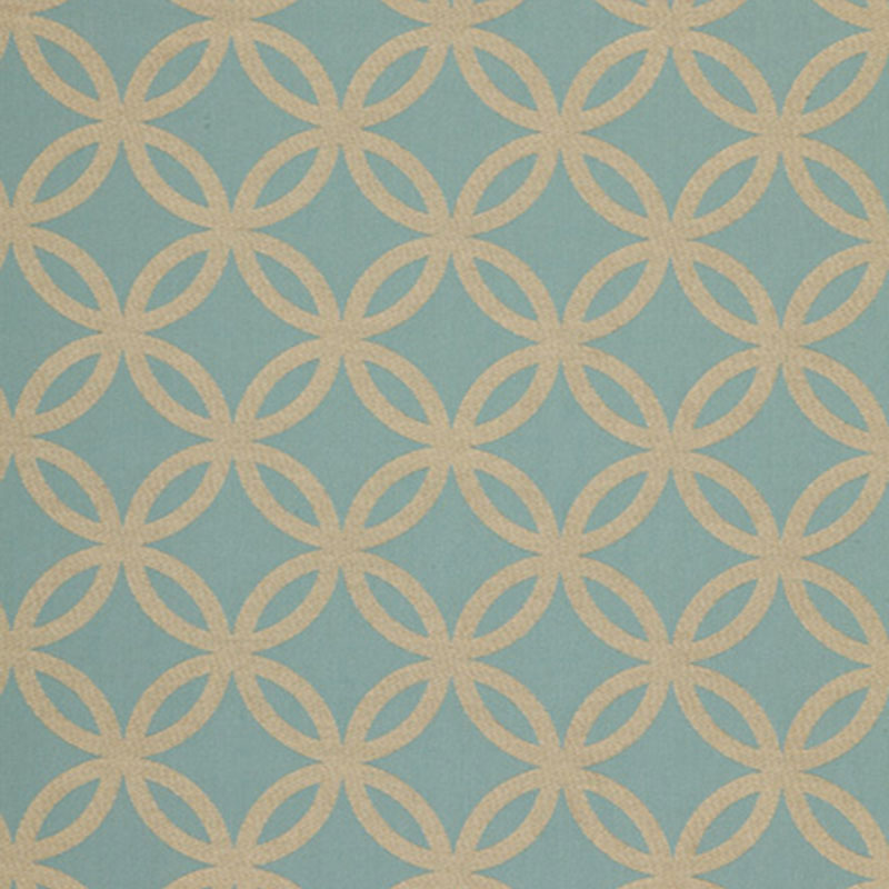 Schumacher Circle Dance Azure Fabric