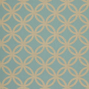 Schumacher 64483 CIRCLE DANCE in AZURE Fabric - TESSERA