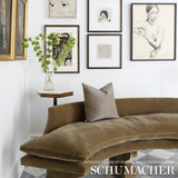 Schumacher 64552 GAINSBOROUGH VELVET in CHICKORY Fabric - PE