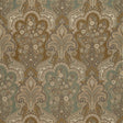 Schumacher New Castle Paisley Venetian Fabric - Eade's Wallpaper