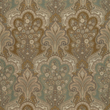 Schumacher New Castle Paisley Venetian Fabric - Eade's Wallpaper