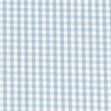 Schumacher Barnet Cotton Check Sky Fabric