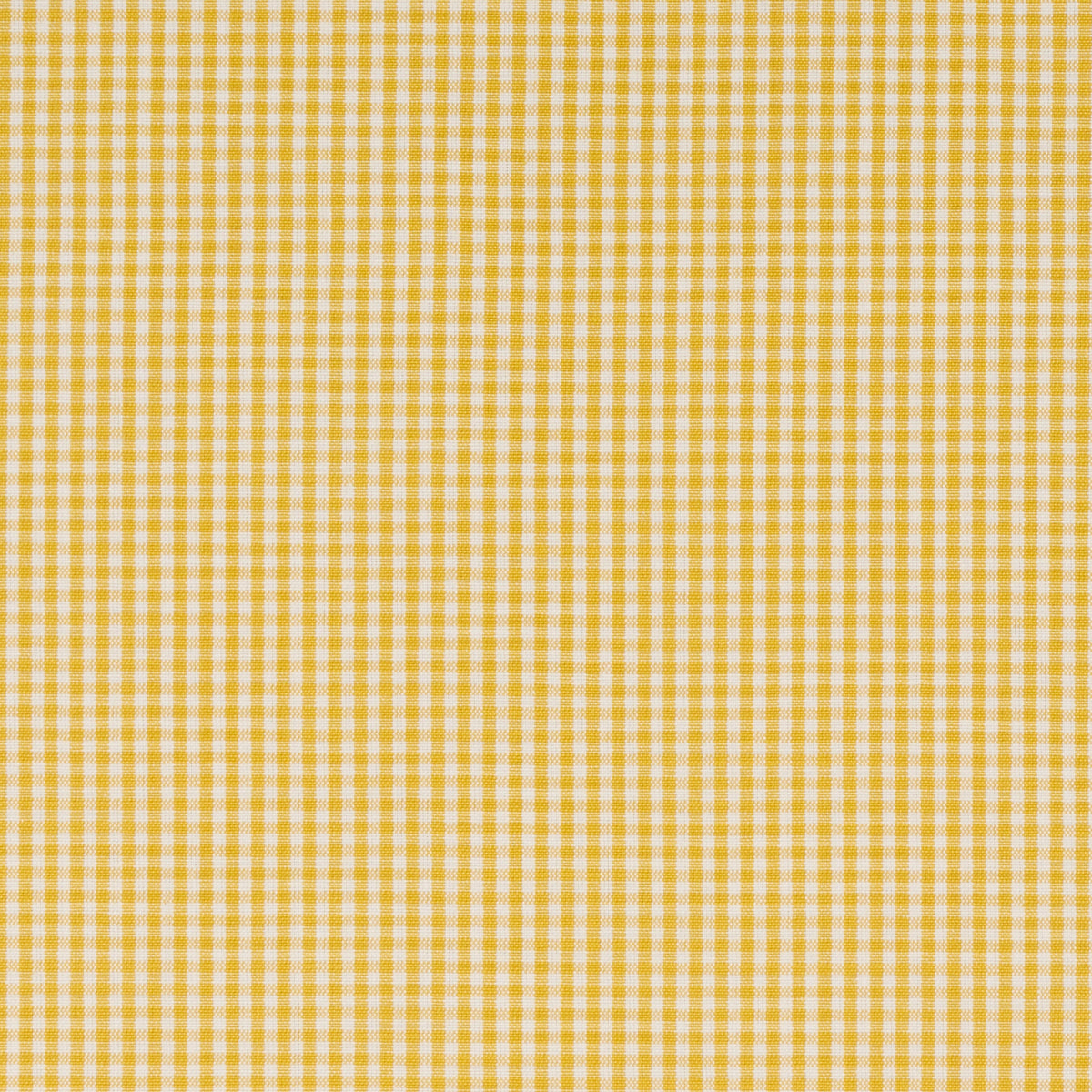 Schumacher Barnet Cotton Check Yellow Fabric