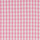 Schumacher Barnet Cotton Check Blush Fabric