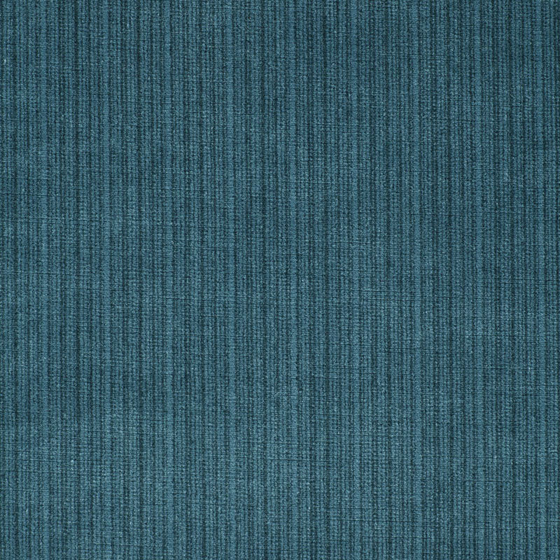 Schumacher Antique Strie Velvet Teal Fabric