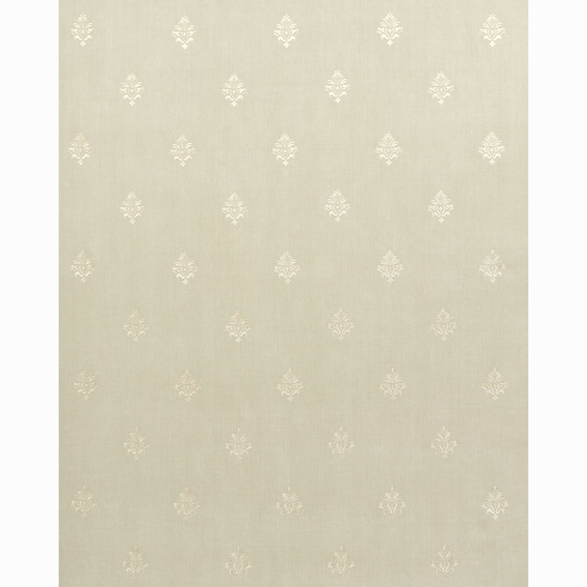 Schumacher Lorenzo Embroidery Natural Fabric - Eade's Wallpaper