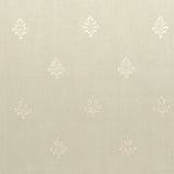 Schumacher Lorenzo Embroidery Natural Fabric - Eade's Wallpaper