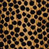 Schumacher Nakuru Linen Velvet Leopard Fabric - Eade's Wallpaper