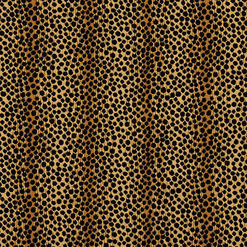 Schumacher Nakuru Linen Velvet Leopard Fabric - Eade's Wallpaper