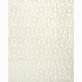 Schumacher Ravenna Embroidery Silver Fabric - Eade's Wallpaper