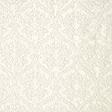 Schumacher Ravenna Embroidery Silver Fabric - Eade's Wallpaper