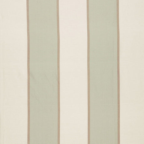 Schumacher Montebello Stripe Pearl Fabric - Eade's Wallpaper