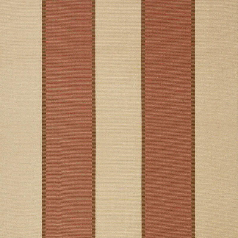 Schumacher Montebello Stripe Tuscan Fabric - Eade's Wallpaper