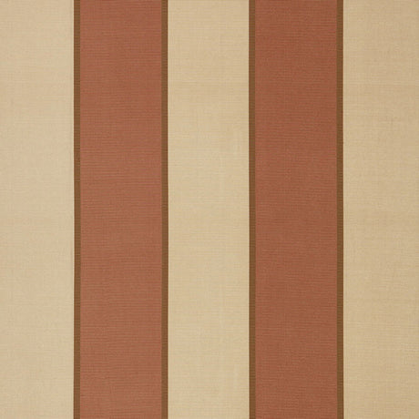 Schumacher Montebello Stripe Tuscan Fabric - Eade's Wallpaper