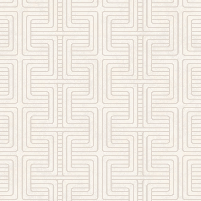 Schumacher 6480 GEO TRIBE in PEARL Wallpaper - BORÃ…STAPETER