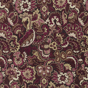 Schumacher 64832 VELOURS ORIENTAL in AUBERGINE Fabric - A CO