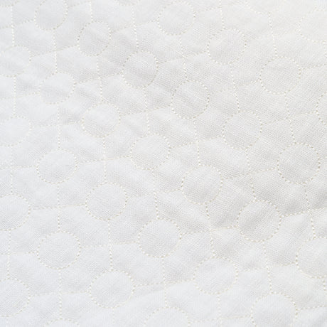 Schumacher 65001 ARLES EMBROIDERY in OYSTER Fabric - AU NATU