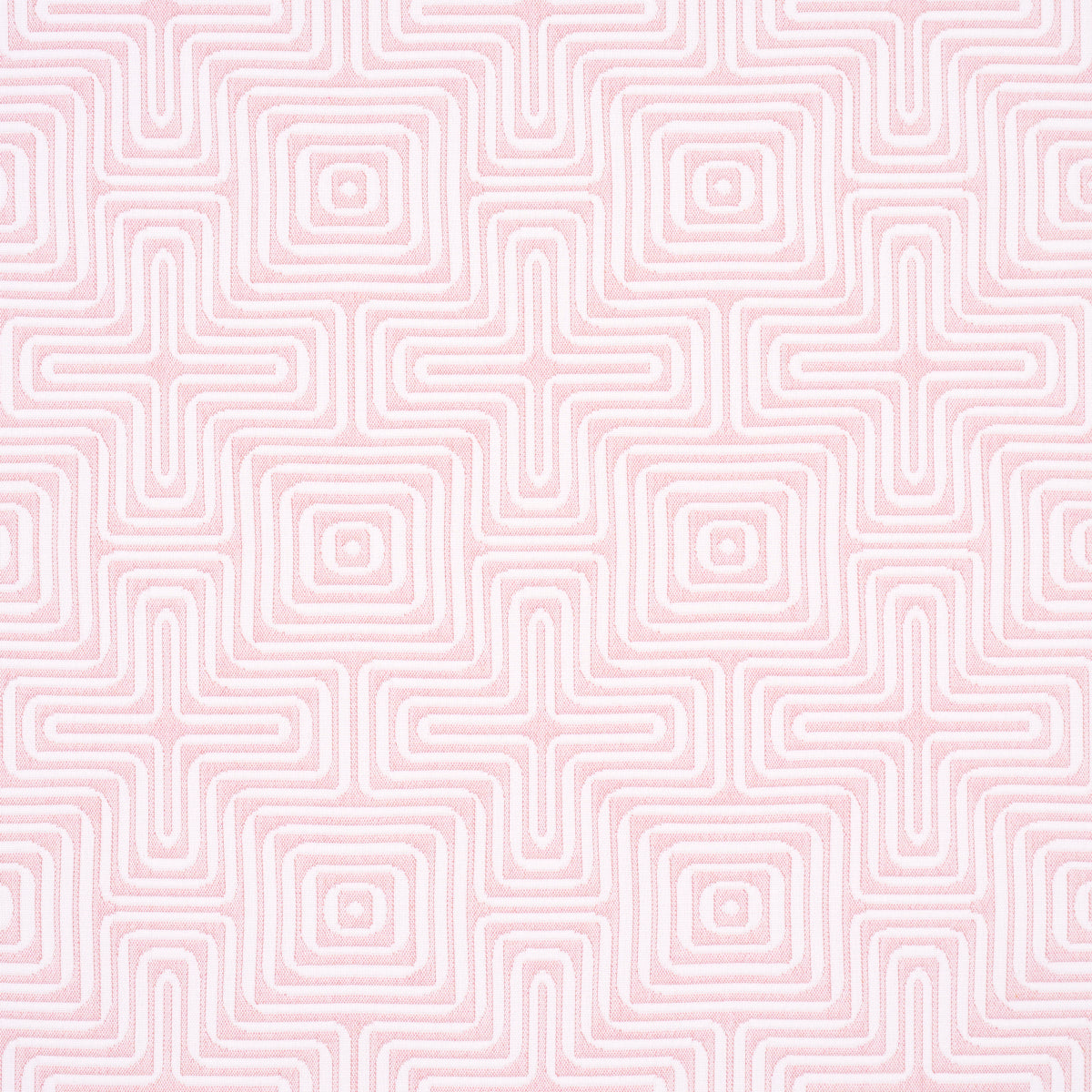 Schumacher Amazing Maze Indoor/Outdoor Blush Fabric