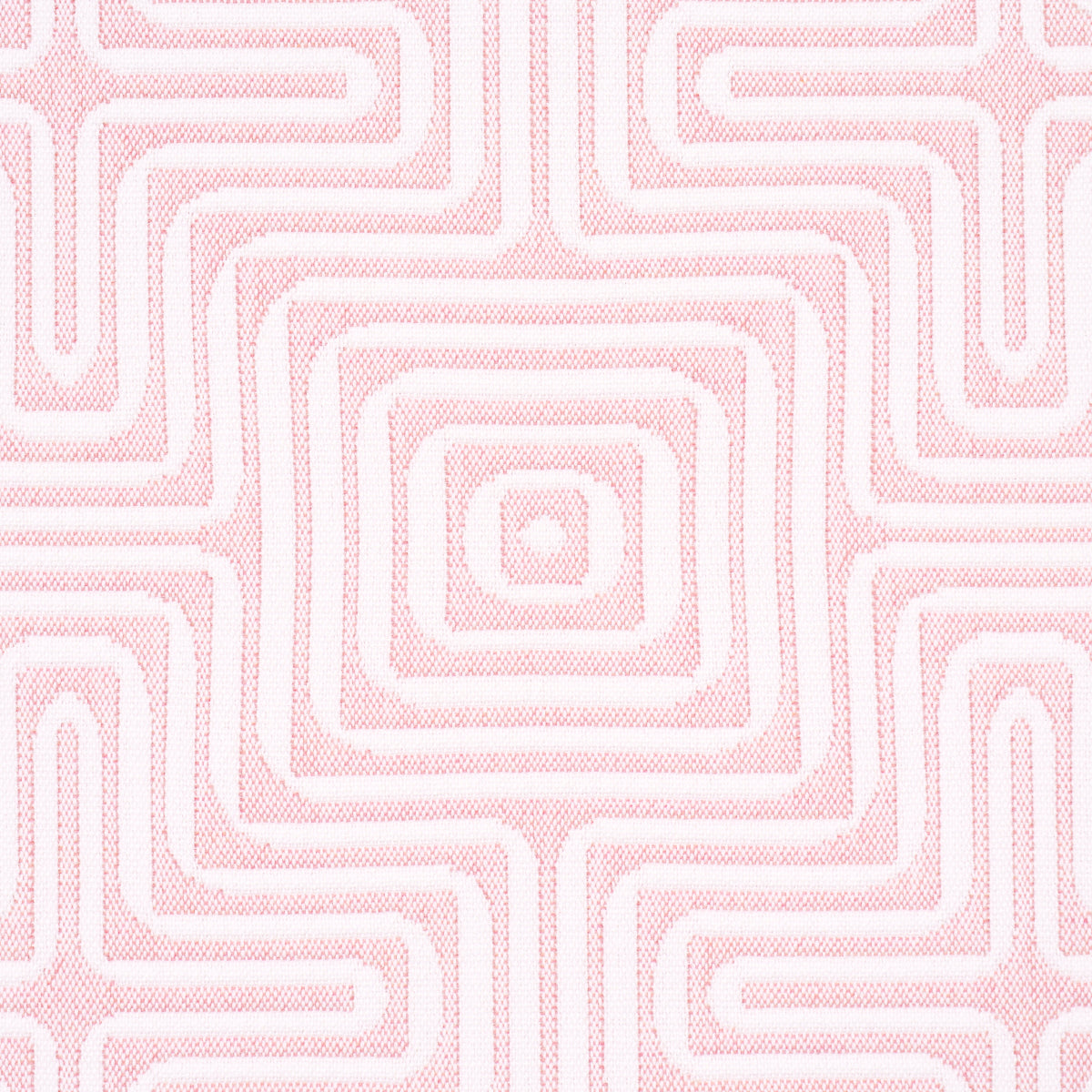 Schumacher Amazing Maze Indoor/Outdoor Blush Fabric