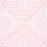 Schumacher Amazing Maze Indoor/Outdoor Blush Fabric
