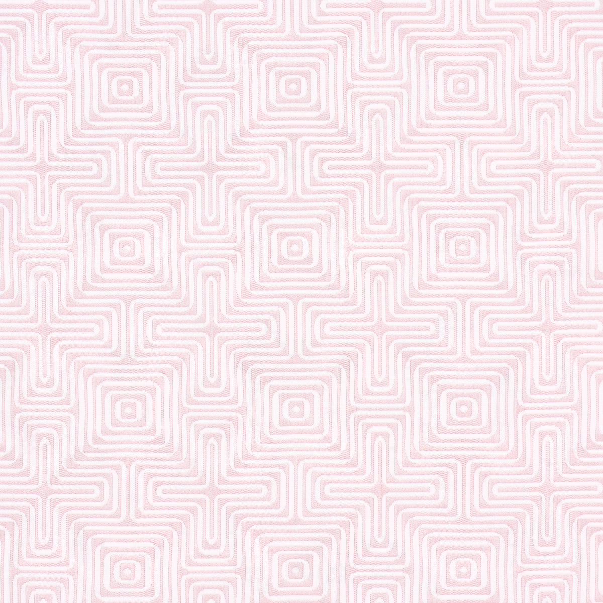 Schumacher Amazing Maze Indoor/Outdoor Blush Fabric