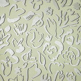 Galerie GH65328-23 Green Operatic Flowers - Eade's Wallpaper