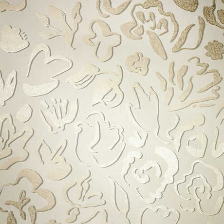 Galerie GH65333-23 Gold Operatic Flowers - Eade's Wallpaper