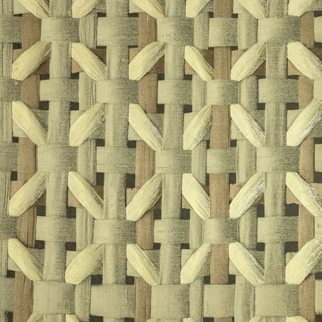 Galerie GH65335-23 Yellow Octagonal Honeycomb - Eade's Wallpaper