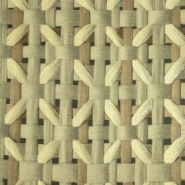 Galerie GH65335-23 Yellow Octagonal Honeycomb - Eade's Wallpaper