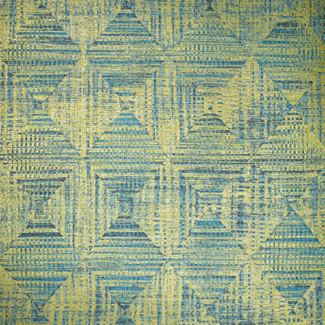 Galerie GH65343-23 Green Geometric Diamond - Eade's Wallpaper
