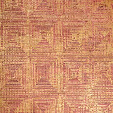 Galerie GH65345-23 Orange Geometric Diamond - Eade's Wallpaper
