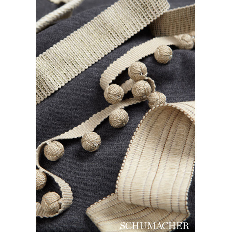 Schumacher 65400 VINCENT LINEN BRAID in STRING Trim - AU NAT