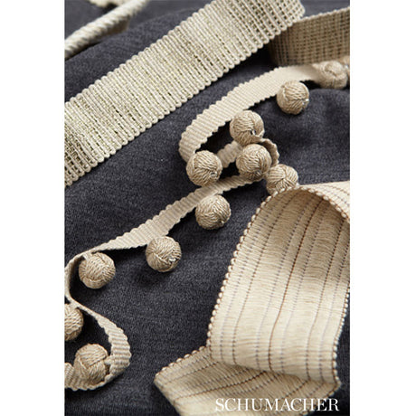 Schumacher 65400 VINCENT LINEN BRAID in STRING Trim - AU NAT